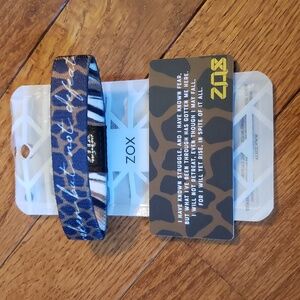 ZOX MOTIVATION BRACELET, REVERSIBLE NEW IN PACKAGE